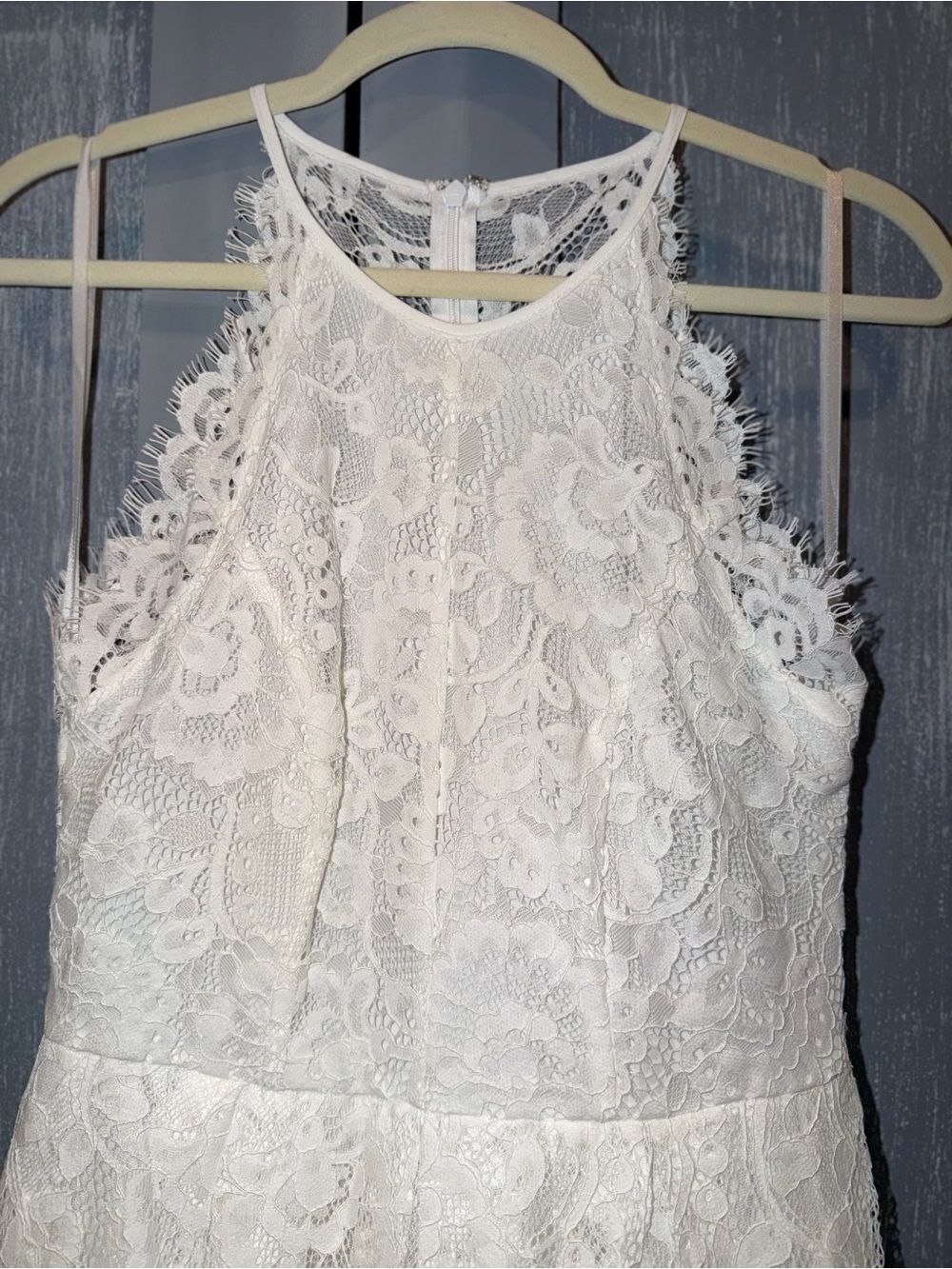 ASOS Edition White Lace Maxi Wedding Bridal Dress US 6 NWOT - Picture 4 of 8